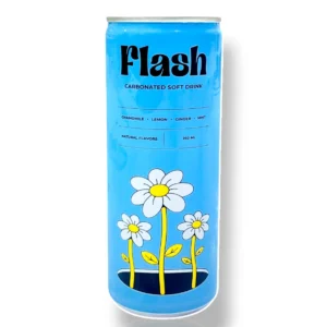Flash Carbonated Soft Drink Lemon-Ginger-Mint-Chamomile 250ml 80EGP Flash Carbonated Soft Drink Lemon-Ginger-Mint-Chamomile 250ml