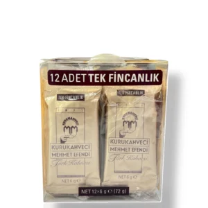 Mehmet Efendi Turkish Ground Coffee 12 Sachet Mehmet Efendi Turkish Ground Coffee 12 Sachet