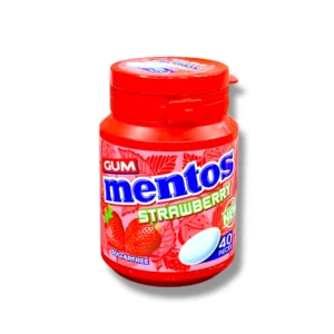Mentos Strawberry Gum 40 Pieces - 56g
