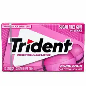 Trident Sugar Free Bubblegum 14 Sticks (Imported)