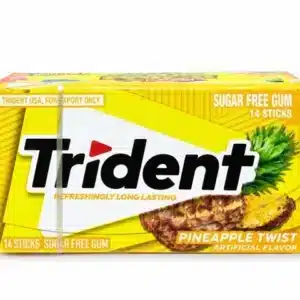 Trident Sugar Free Pineapple Twist 14 Sticks (Imported)