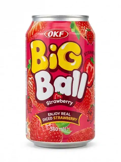 OKF Big Ball Strawberry 340ml
