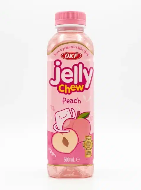OKF Jelly Chew Peach 500ml